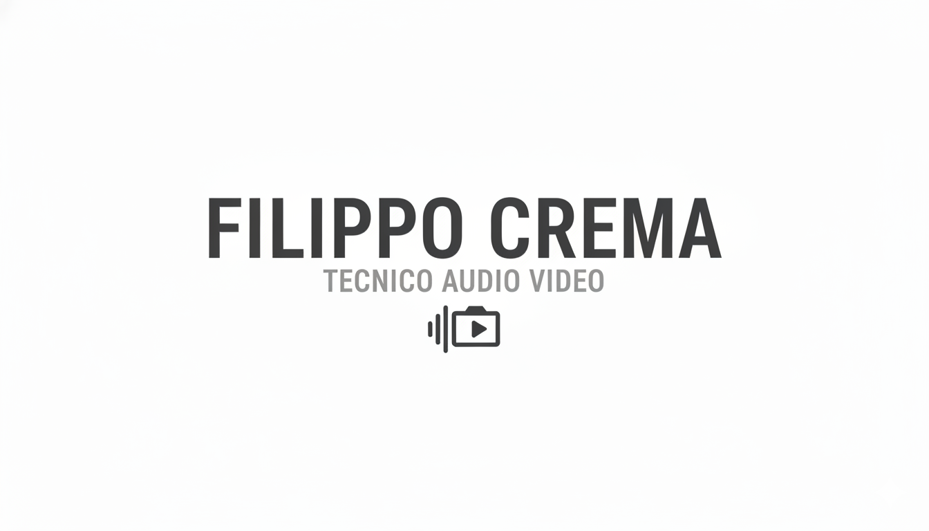 Filippo Crema — impianti audio-video, proiezioni e LED wall